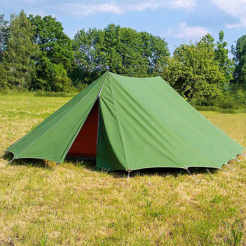 Traditionele scoutingtent van 5,2 x 5,5 m voor 8 personen