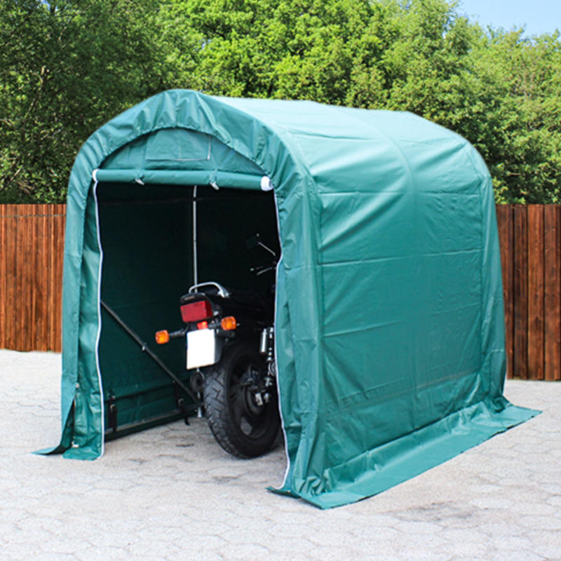 1.6x2.4 PVC draagbare garage-opslagtent voor motorfietsen