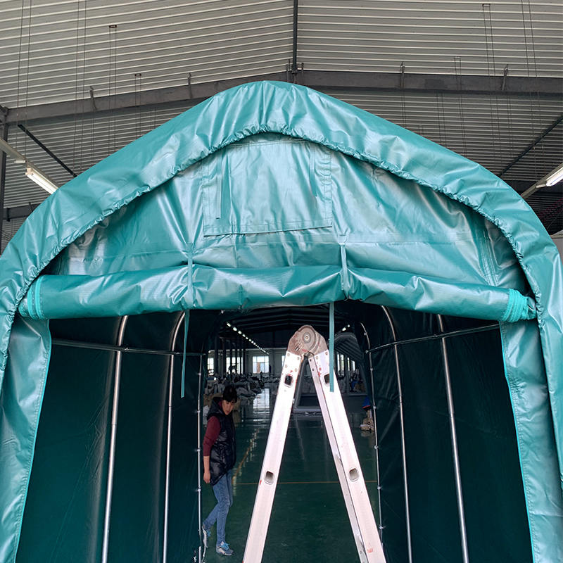 2,4x3,6 regendichte PVC-luifel draagbare autopoort