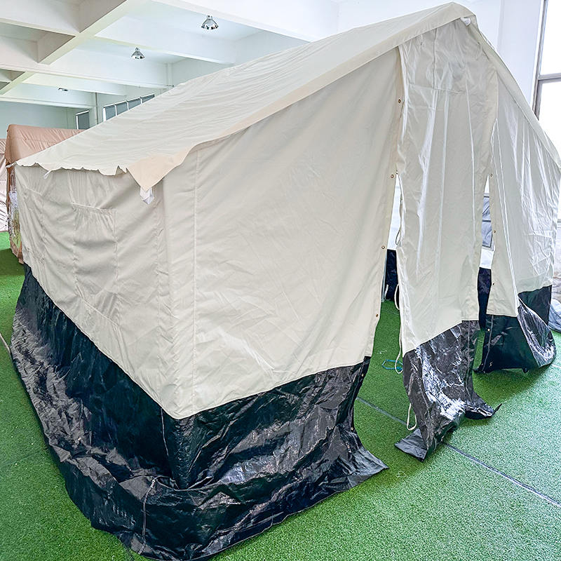 ICRC IFRC UNHCR standaard dubbel opvouwbare familietent voor 5 personen, geschikt voor alle weersomstandigheden