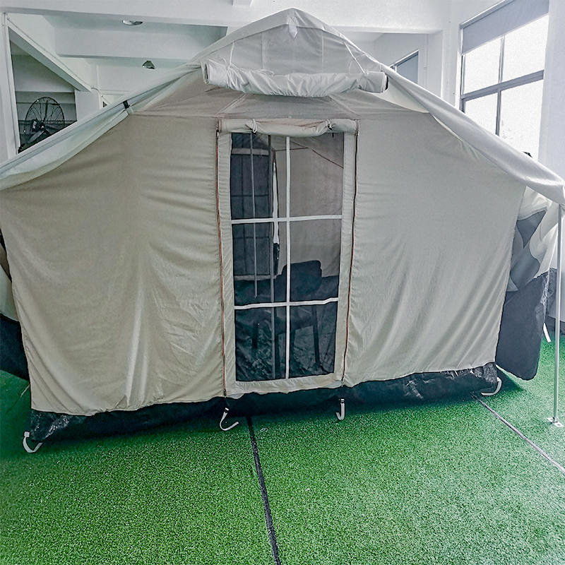 ICRC IFRC UNHCR standaard dubbel opvouwbare familietent voor 5 personen, geschikt voor alle weersomstandigheden