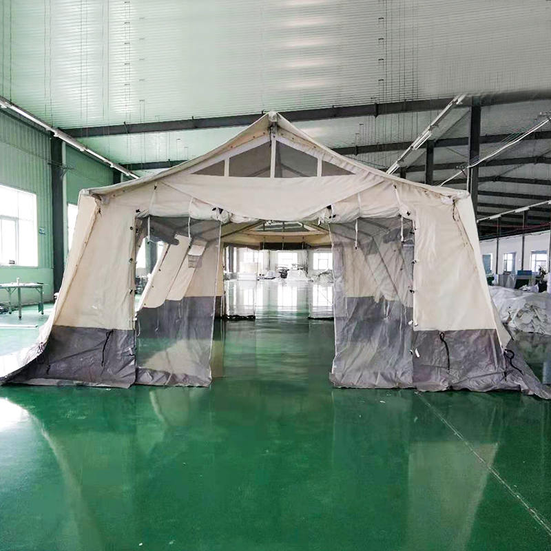 MSF/ICRC/IFRC standaard 45m² multifunctionele tentbasistent gebruikt voor scholing, kantoor, kliniek