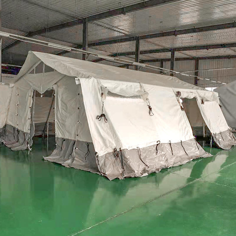MSF/ICRC/IFRC standaard 45m² multifunctionele tentbasistent gebruikt voor scholing, kantoor, kliniek