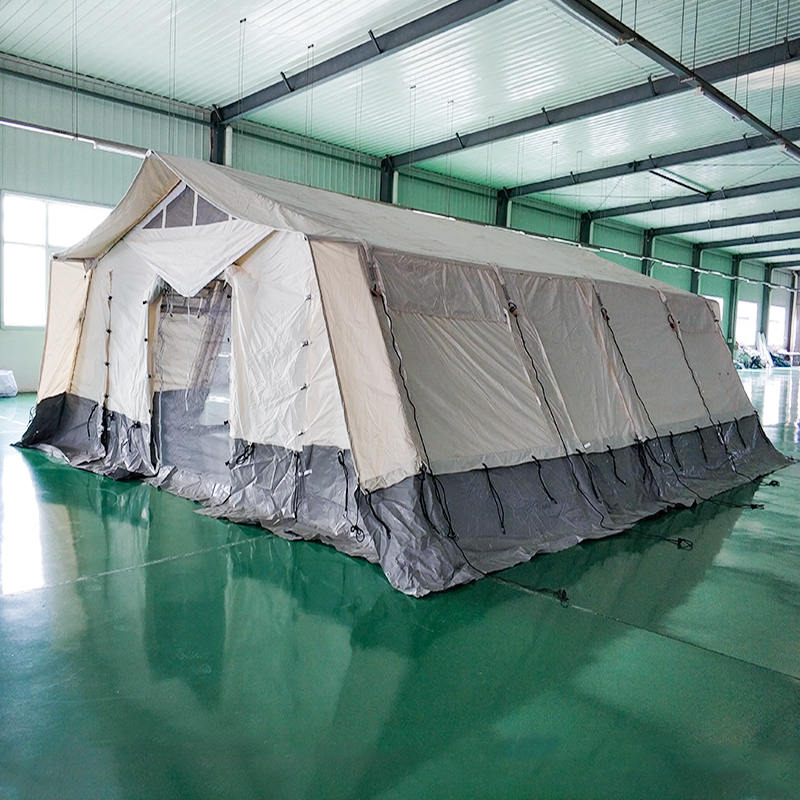 MSF/ICRC/IFRC standaard 45m² multifunctionele tentbasistent gebruikt voor scholing, kantoor, kliniek