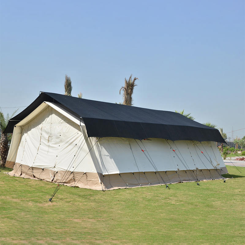 MSF/ICRC/IFRC standaard 45m² multifunctionele tentbasistent gebruikt voor scholing, kantoor, kliniek