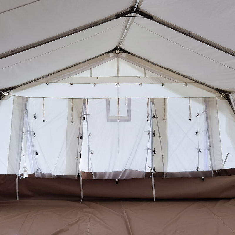 MSF/ICRC/IFRC standaard 45m² multifunctionele tentbasistent gebruikt voor scholing, kantoor, kliniek