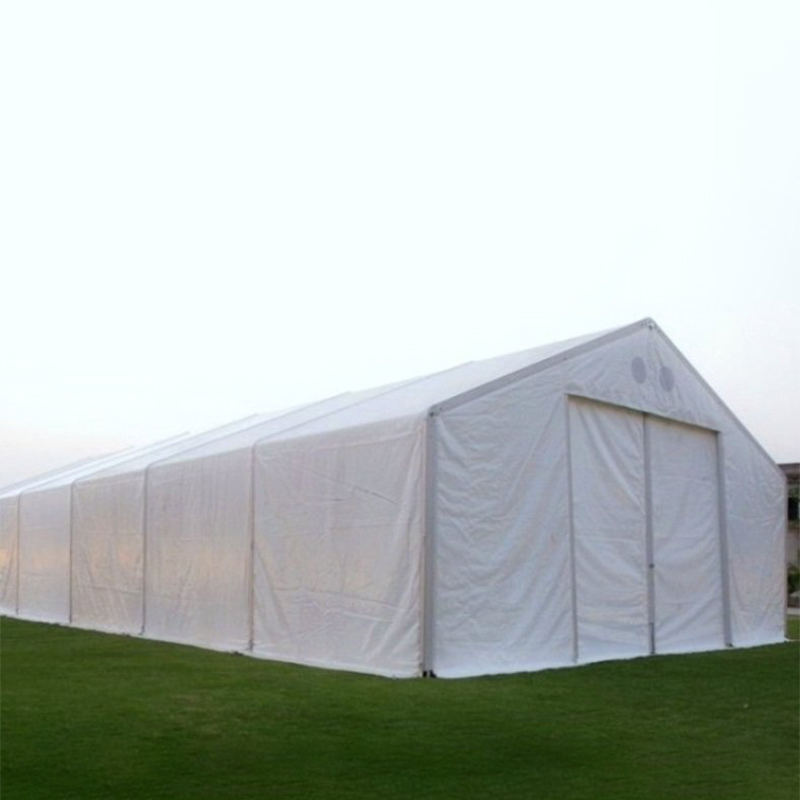 IFRC/ICRC/WFP/IOM standaard brandvertragende UV-bestendige 10x24m mobiele tentopslageenheden (MSU)