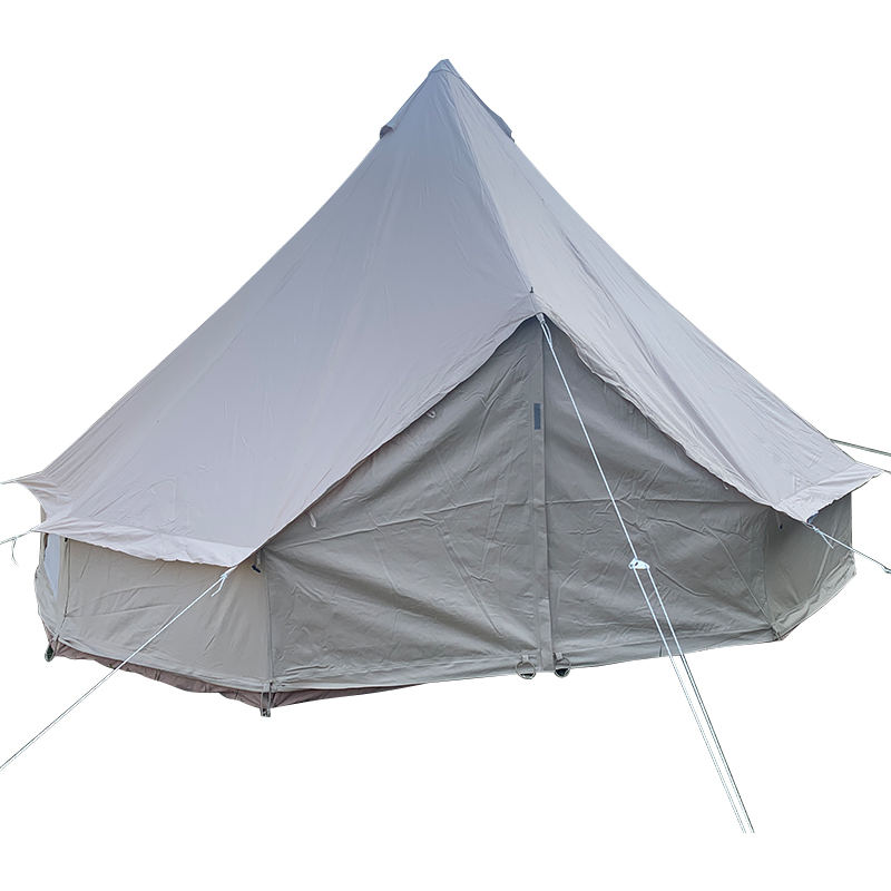 4m 4-persoons canvas bell-tent voor familiekamperen
