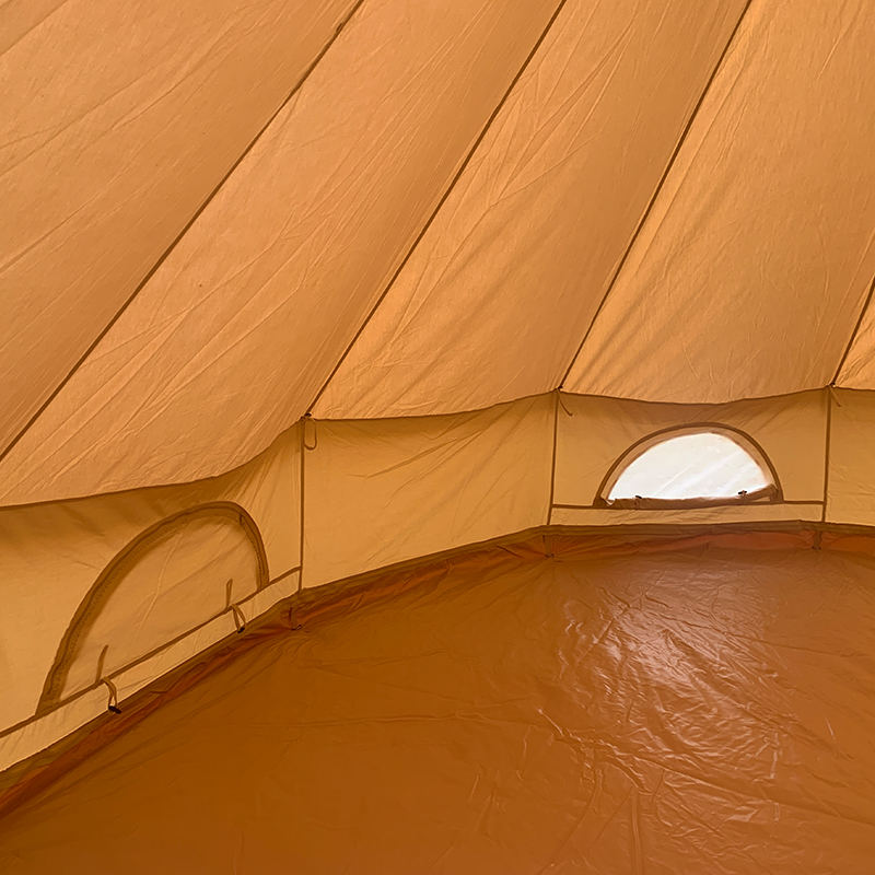 4m 4-persoons canvas bell-tent voor familiekamperen