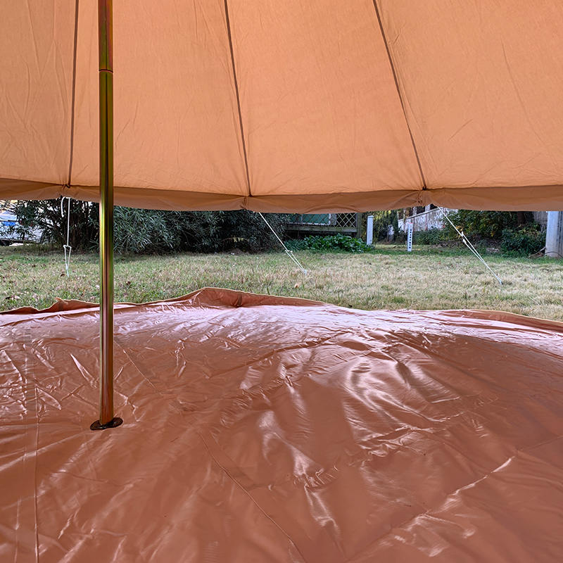 4m 4-persoons canvas bell-tent voor familiekamperen