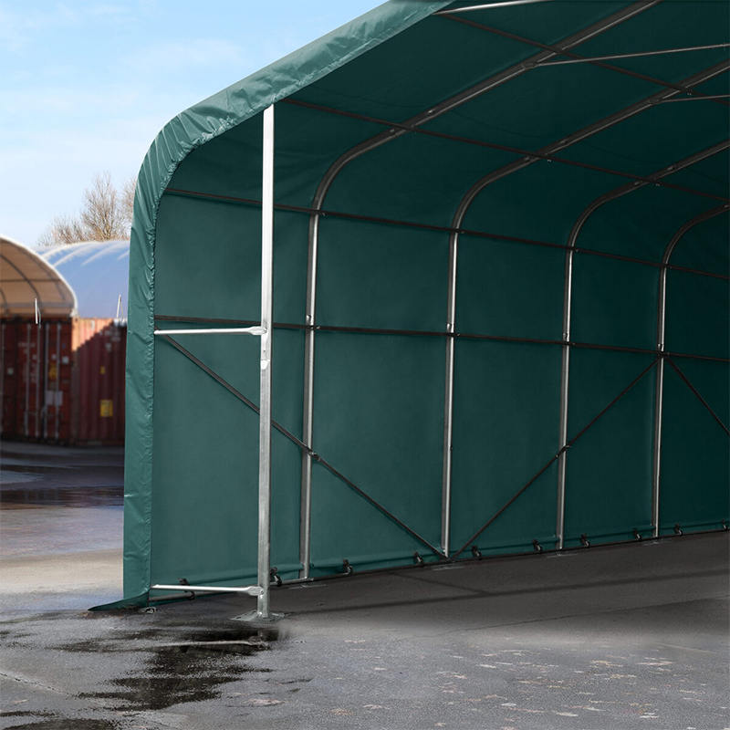 6X6 2,6 m zijhoogte volledig gegalvaniseerd stalen frame tijdelijke magazijntenthal
