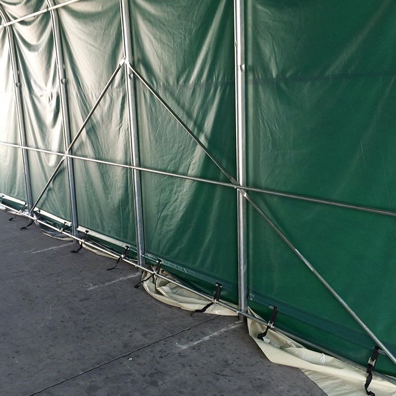 6X12 2,6 m zijhoogte hittebestendige industriële magazijnopslagtenten