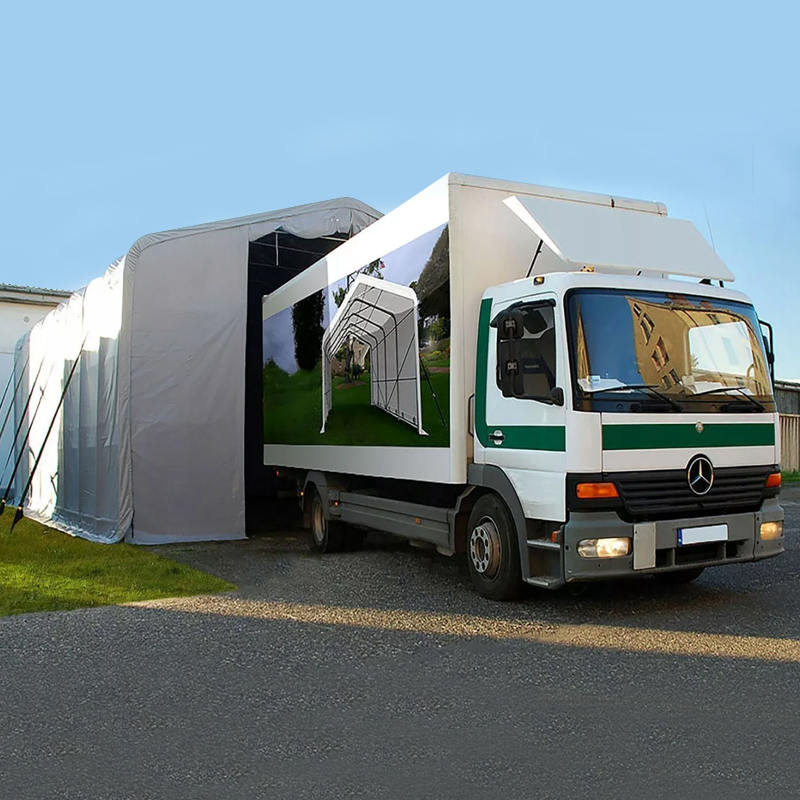 8X12 4m Zijhoogte UV-bestendig Magazijn Schaduwtent Zonnescherm