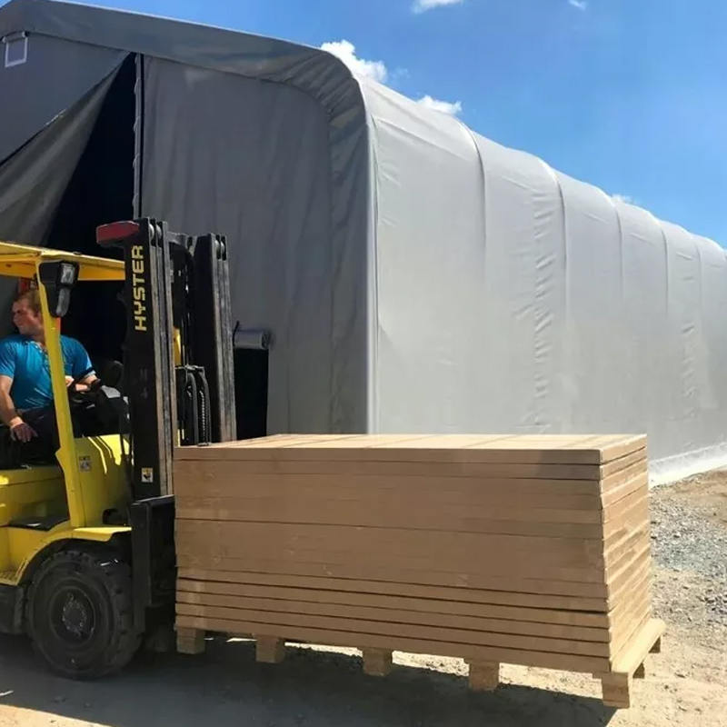 8X12 4m Zijhoogte UV-bestendig Magazijn Schaduwtent Zonnescherm