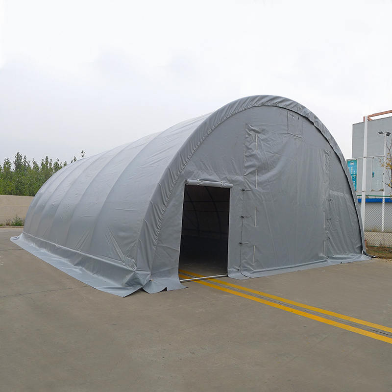 9x12mx4.5 gebogen opslagtent, tenthal met ronde bogen