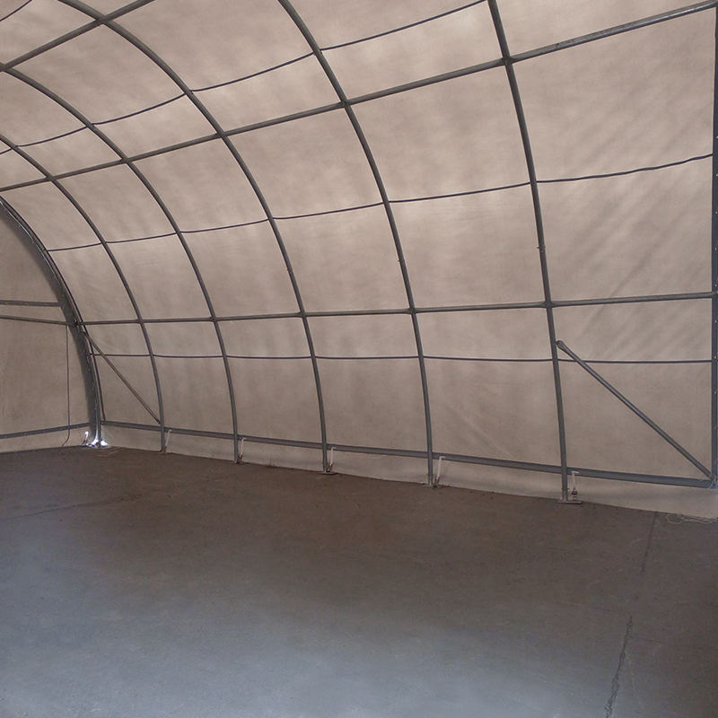 9x12mx4.5 gebogen opslagtent, tenthal met ronde bogen