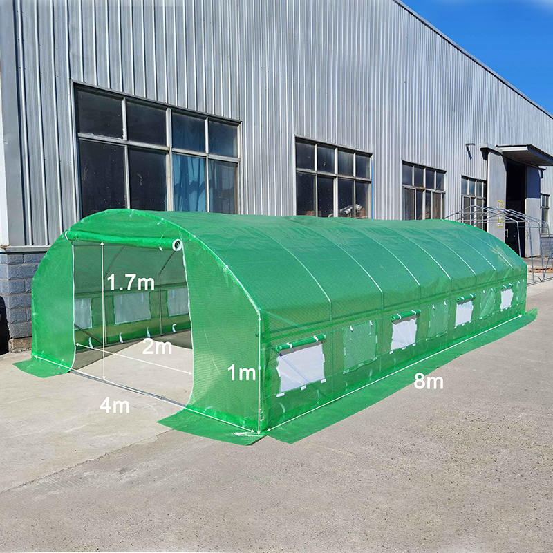 4x8x2m folietunnels Ronde hoge tunnelkas