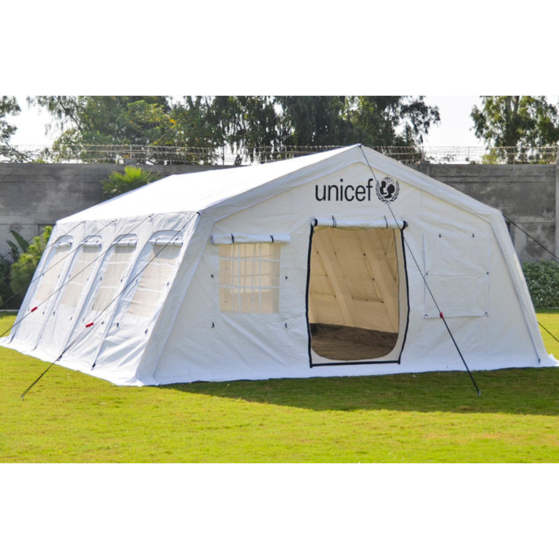 UNICEF Standaard 42 m² multifunctionele brandvertragende knuffeltent