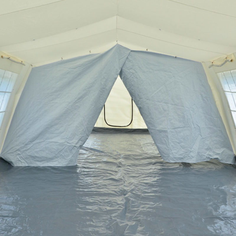 UNICEF Standaard 72 m² multifunctionele tijdelijke schuilplaats UV-gestabiliseerde knuffeltent