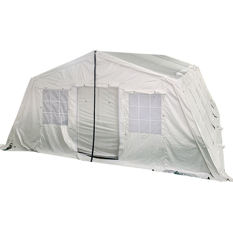 UNICEF Standaard 72 m² multifunctionele tijdelijke schuilplaats UV-gestabiliseerde knuffeltent