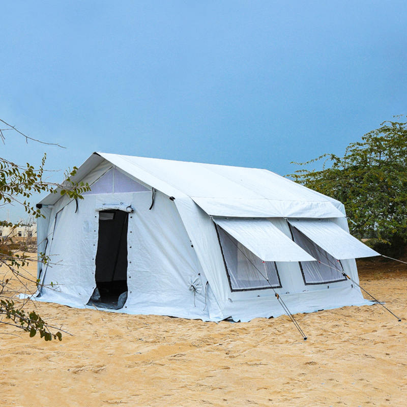 UNICEF standaard multifunctionele tenthubtent van 24 m² met goed ventilatiesysteem