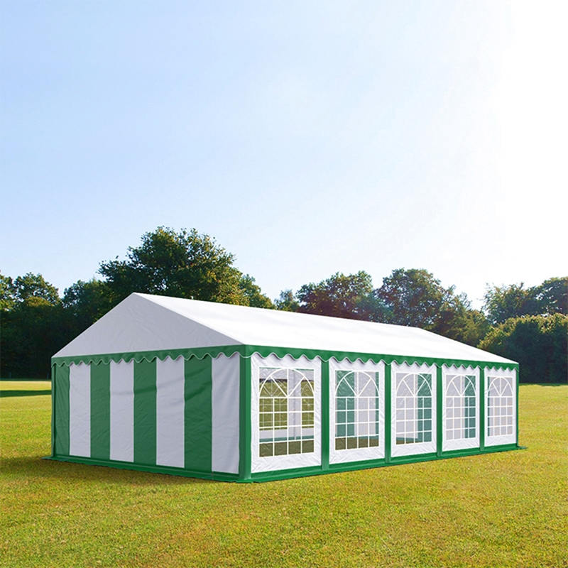 Voordelige witte PVC feesttent van 5x10m