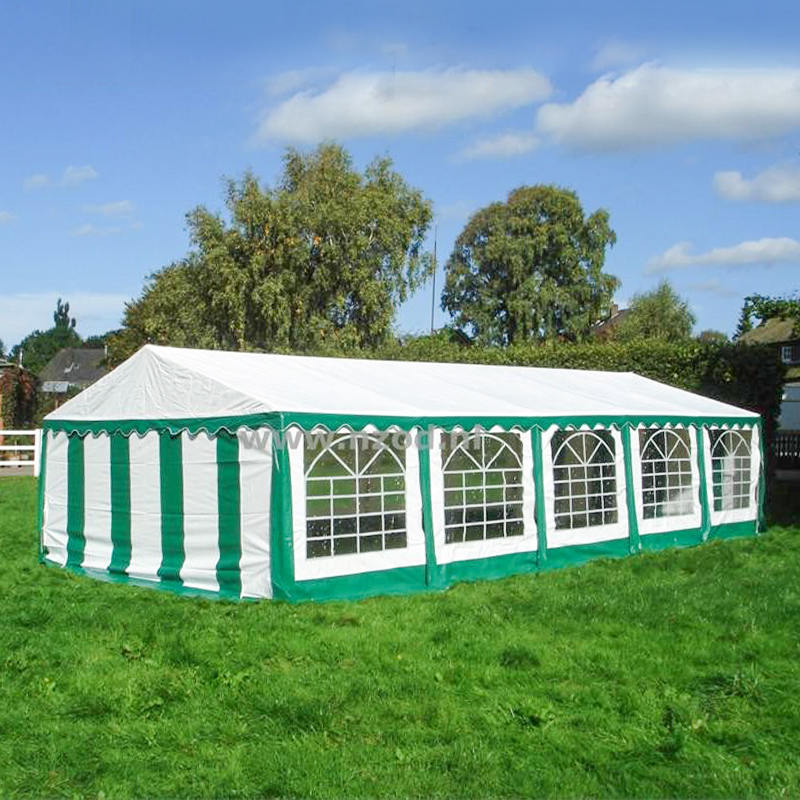 Voordelige witte PVC feesttent van 5x10m