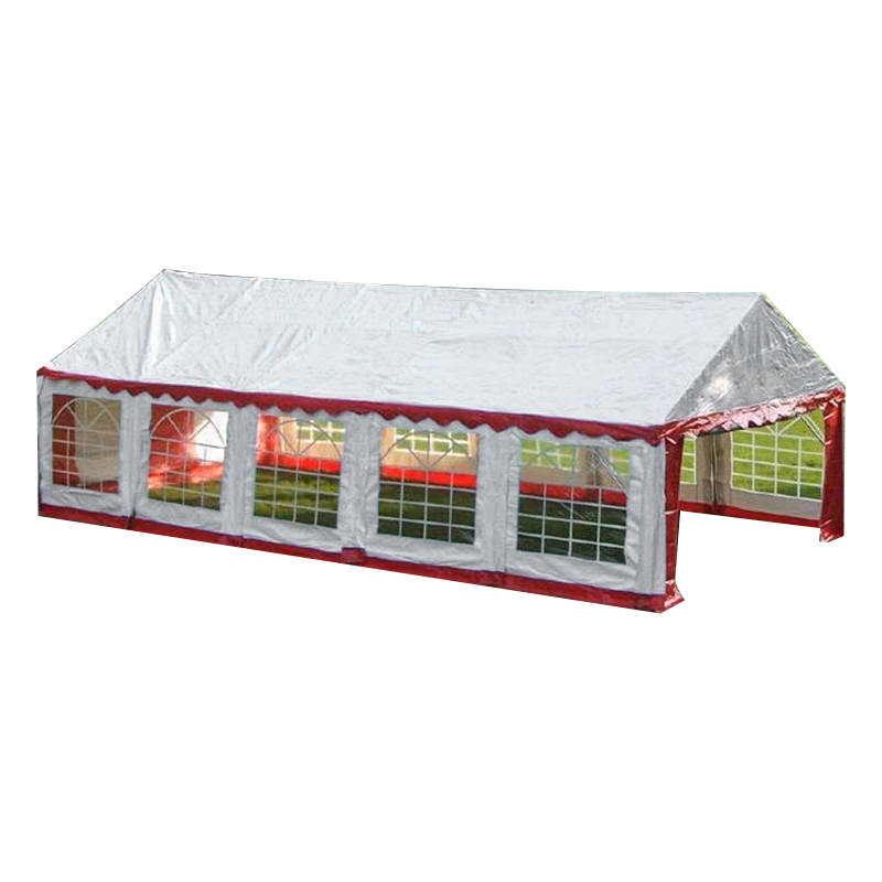 Voordelige witte PVC feesttent van 5x10m