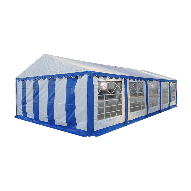 Voordelige witte PVC feesttent van 5x10m