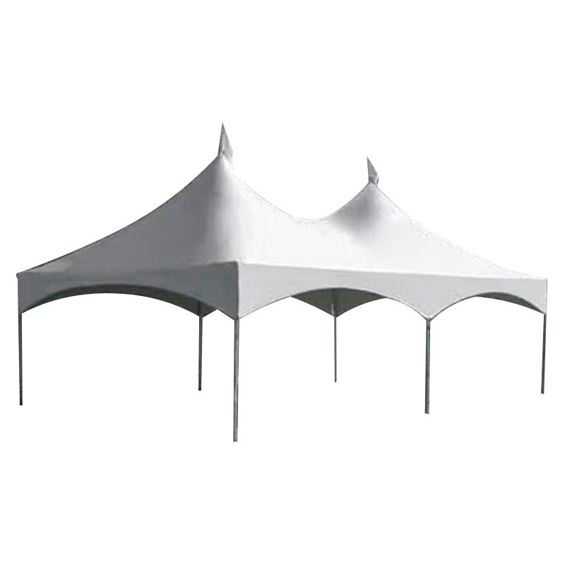 20 x 30 inch (6 x 9 m) PVC feesttent met aluminium frame en hoge piek