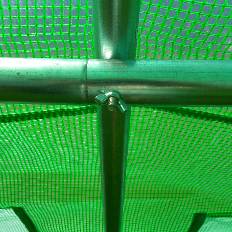 4x10x2,3m grote, robuuste polytunnelkassen