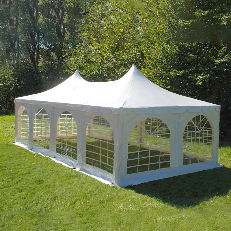 4x8-2,3m buitenfeesttent met dubbele piek pagode