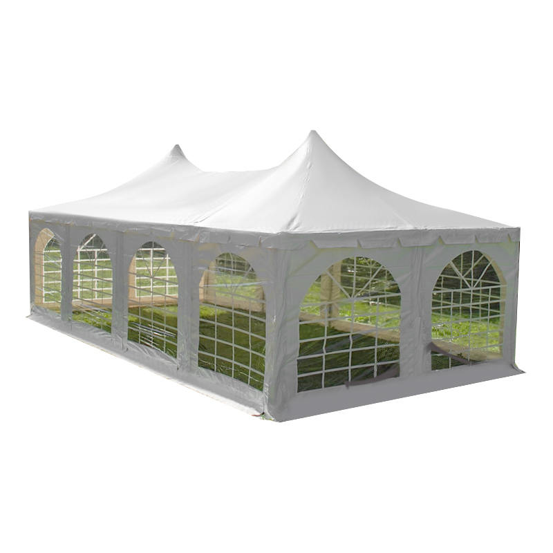 4x8-2,3m buitenfeesttent met dubbele piek pagode