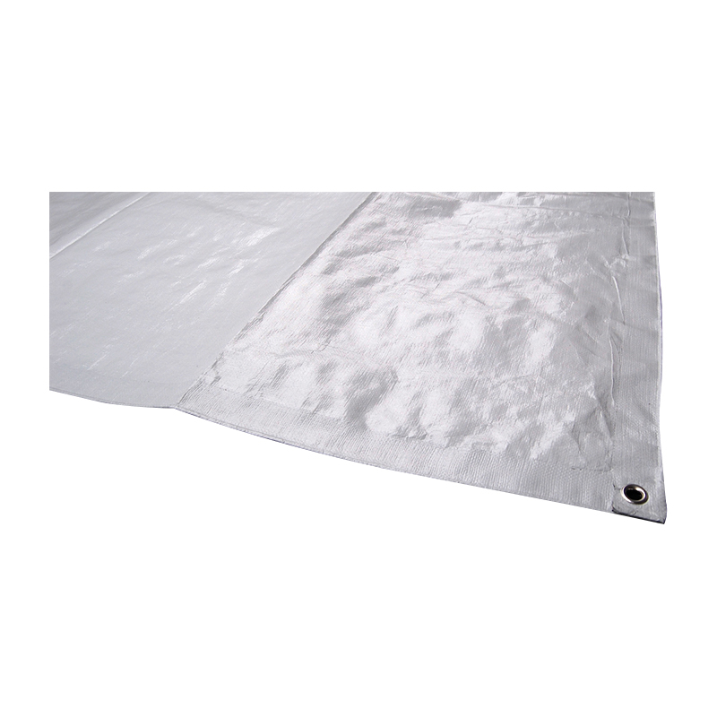 4x50m geweven HDPE zwart plastic zeildoek