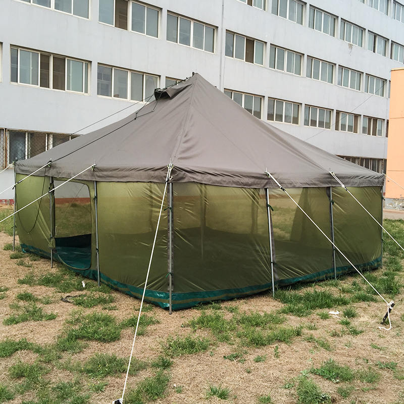 4,8x4,8m militaire paaltent - tropisch type