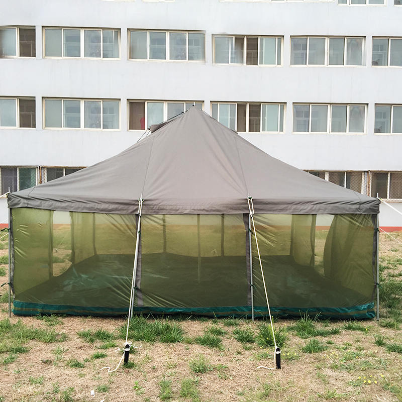 4,8x4,8m militaire paaltent - tropisch type