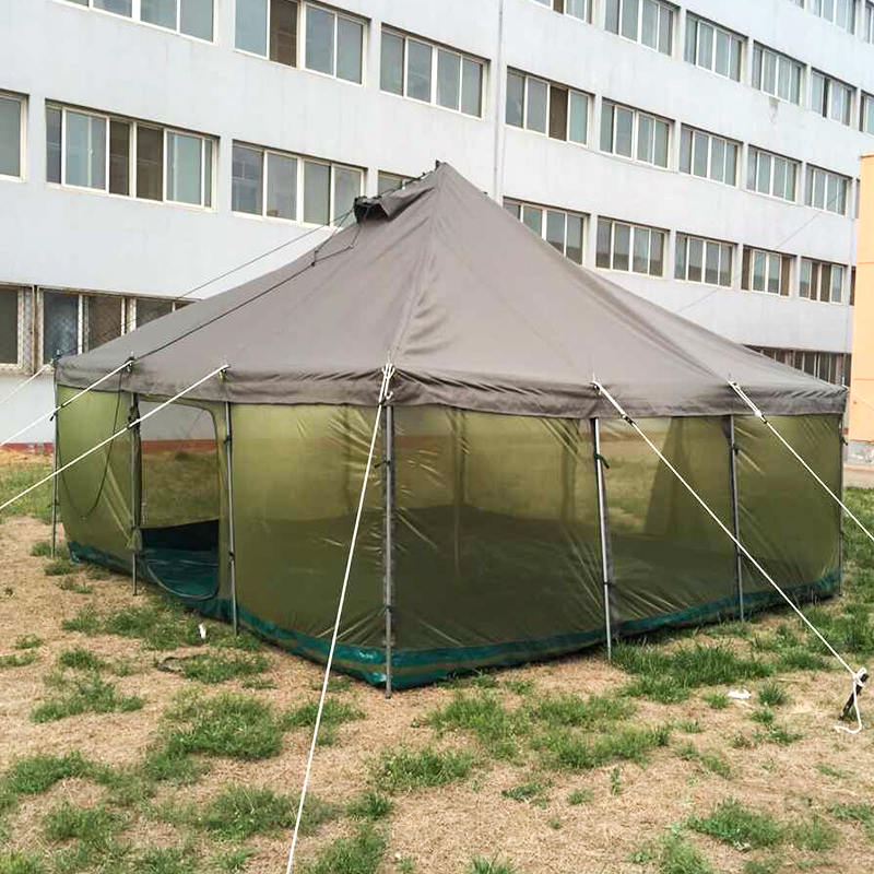 4,8x4,8m militaire paaltent - tropisch type