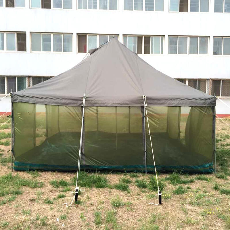 4,8x4,8m militaire paaltent - tropisch type