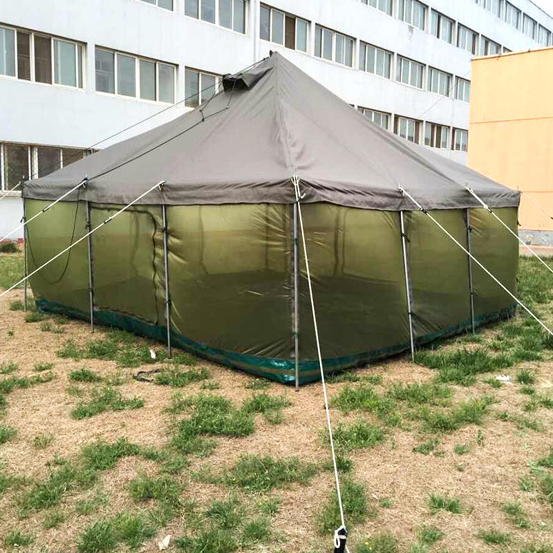 4,8x4,8m militaire paaltent - tropisch type