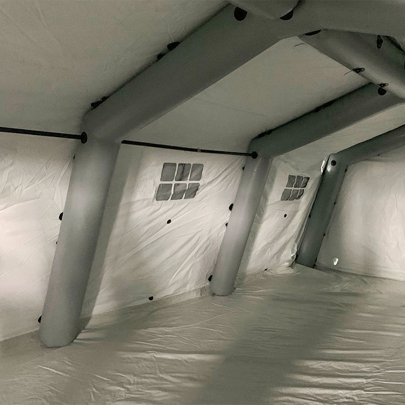 Lagedruk 5,6 x 7,55 m multifunctionele opblaasbare tent met gemiddelde snelle inzet