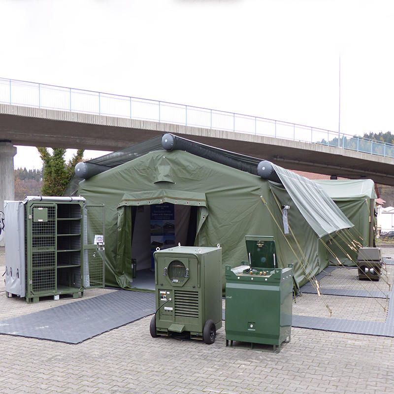 Lagedruk 5,6 x 7,55 m multifunctionele opblaasbare tent met gemiddelde snelle inzet