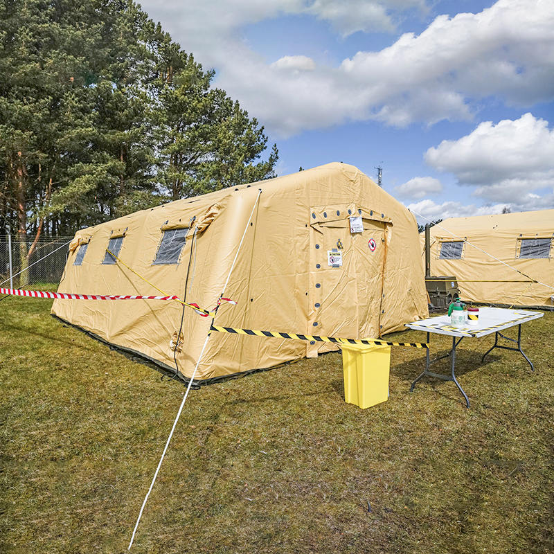 Lagedruk 5,6 x 7,55 m multifunctionele opblaasbare tent met gemiddelde snelle inzet