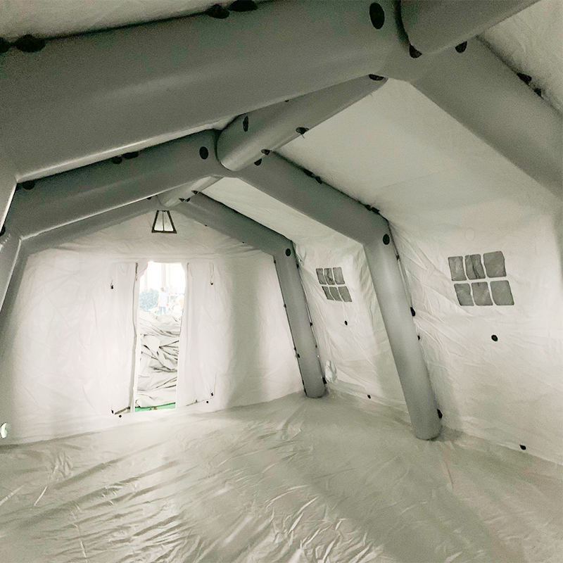 Lagedruk 5,6 x 7,55 m multifunctionele opblaasbare tent met gemiddelde snelle inzet