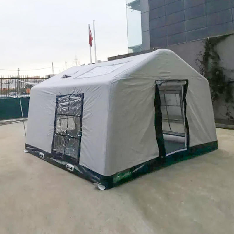 8-10 personen vier seizoenen glamour vuurvaste en antibacteriële opblaasbare kampeertent