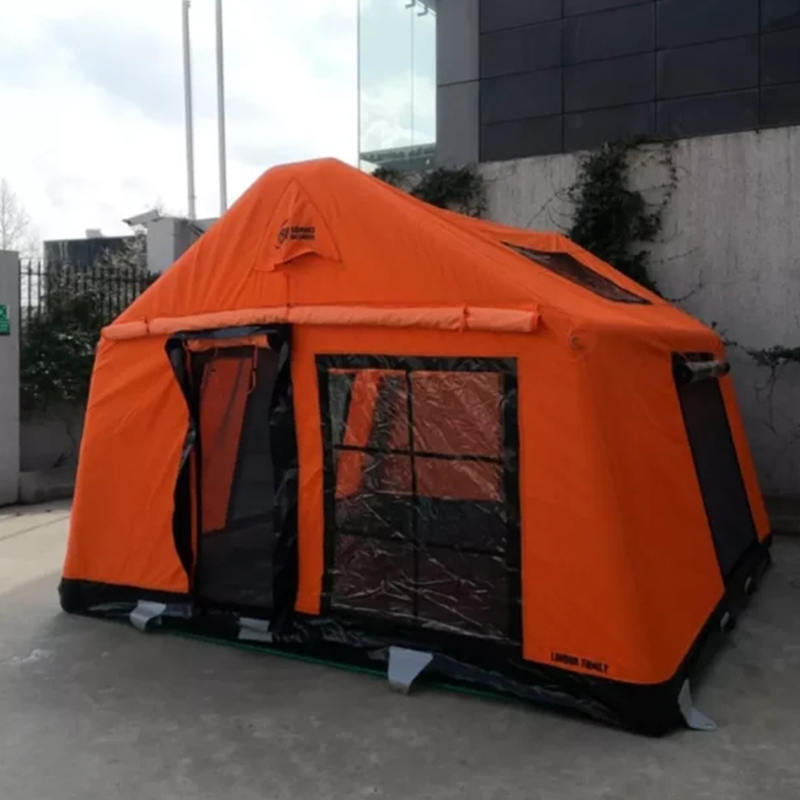 8-10 personen vier seizoenen glamour vuurvaste en antibacteriële opblaasbare kampeertent