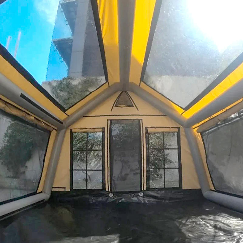 8-10 personen vier seizoenen panorama opblaasbare kampeertent